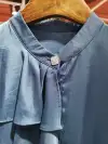 Fashionable collared button women's top 20 Specification image